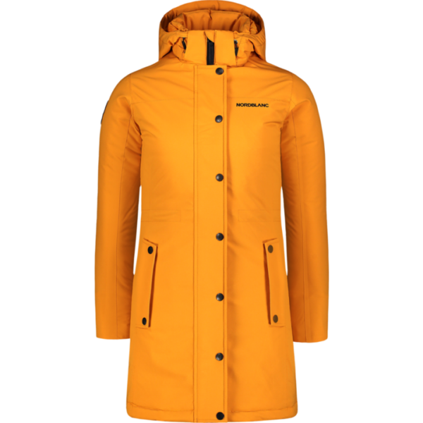Dámsky zimný kabát NORDBLANC BLACKFORST žltý NBWJL7942_ZLO
